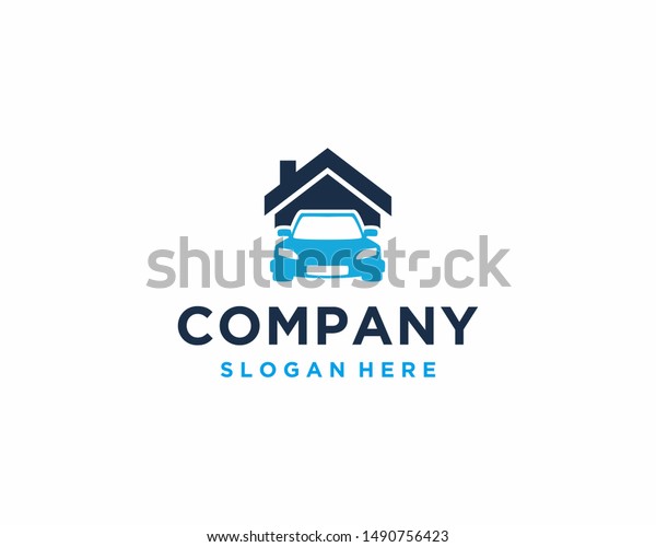 Home of Garage car\
logo design template