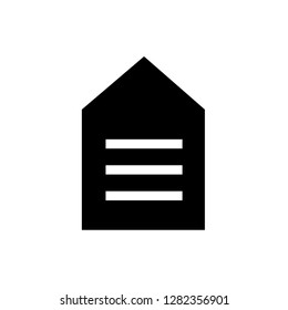 home garage filled icon vector