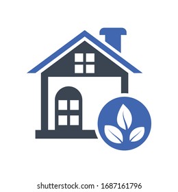 Home Garden Icon, vector graphics