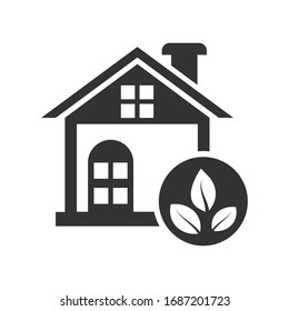 Home Garden Icon, vector graphics