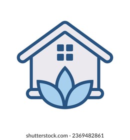 Home Garden Icon, Vector Graphics