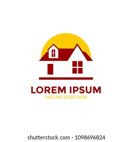 home garden logo vector design