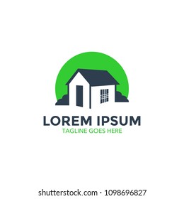 home garden logo vector design