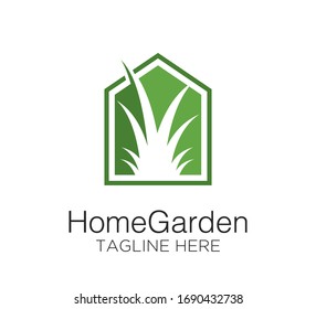 Home Garden logo vector design concept