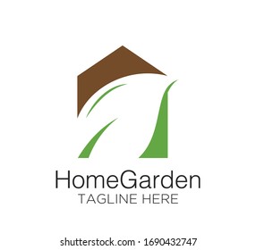 Diseño vectorial del logotipo de Home Garden
