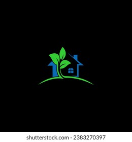 Home Garden Natur vektor Logo