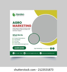 Home Garden Social Media Post Template