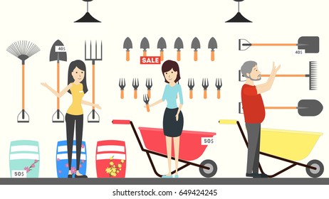 Home and garden store.