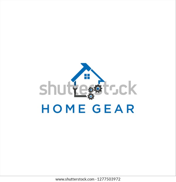 Home Gear Logo Design -\
Vector\
