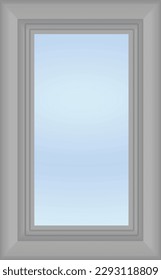 Home glass mirror. vector illustration
