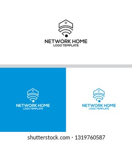 HOME AND GLOBAL NETWORK ICON LOGO TEMPLATE