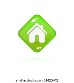 Home glossy Icon