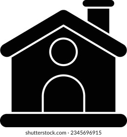estilo de diseño de icono de glph de inicio