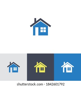 Home glyph vector icon - ui icon vector