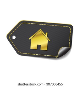 Home Golden Vector Icon Design