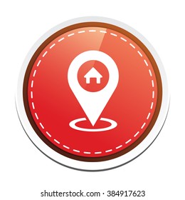   home gps icon