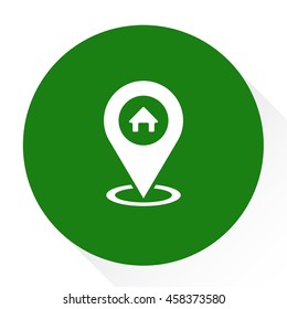   home gps icon