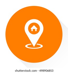   home gps icon