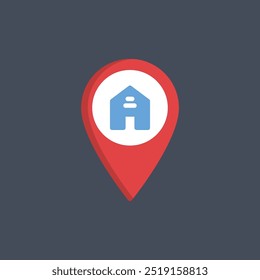 Home Diseño de Vector plano Iniciar sesión GPS.