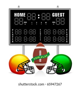 Home and Guest Scoreboard