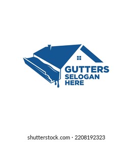 Home And Gutter Logo Icon And Vector