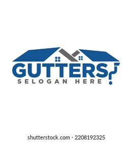 Home And Gutter Logo Icon And Vector