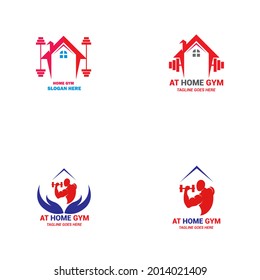 
home gym and exercise logo