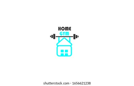 Home GYM Vector Logo Template.
