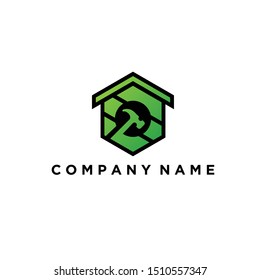 Home Hamer Logo Vector Real Estate