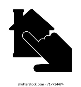 home hand icon
