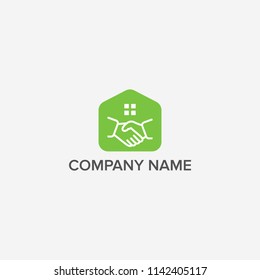 Home and Hand logo design