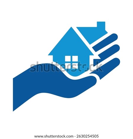 Home in Hand Logo Symbol
