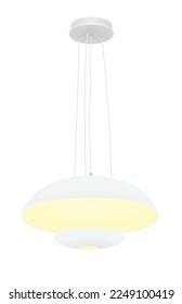 Luz colgante de casa. ilustración vectorial