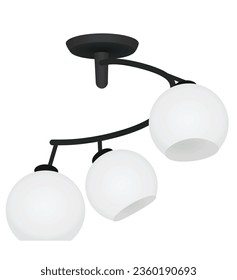 Home hanging light. vector illustration