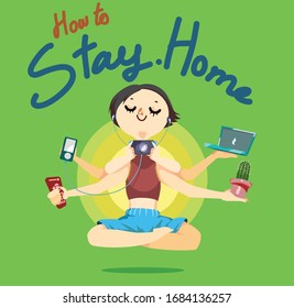 I am at home and have nothing to do, but when looking carefully, I find that there are a lot of things to do while around my house to quarantine from viruses. Therefore, staying at home during detenti