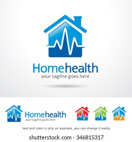 Home Health Logo Template Design Vector