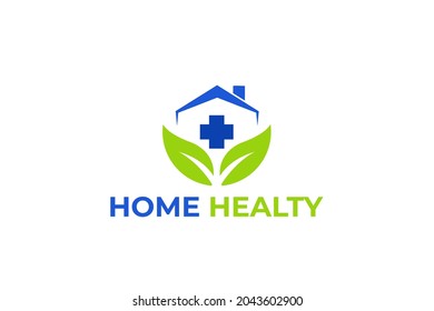 Home Healty Logo Design. This logo is great for homecare, medical center, heart hospital, doctor, heart clinic, health care service, charity, non profit organization, medical clinic, medical training 