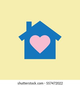 Home With Heart Icon