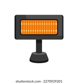 home heater cartoon. home heater sign. isolated symbol vector illustration