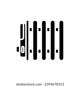 Home Heater Filled Icon Vektorgrafik
