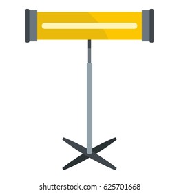 Home heating appliance icon flat isolated on white background vector illustration