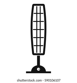Home heating appliance icon. Simple illustration of home heating appliance vector icon for web
