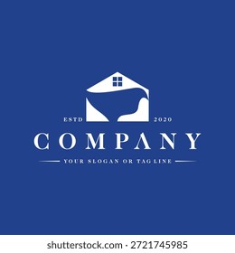 home hero concept logo design vector template