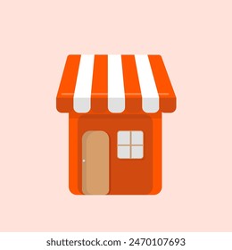 home hotel arquitecto Vector de dibujos animados