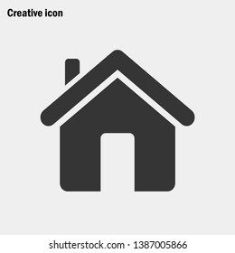 home house architecture vector icon 