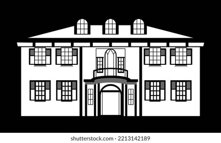 Home ,house , building  illustration. vector art .