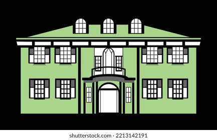 Home ,house , building  illustration. vector art .