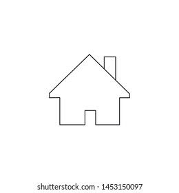 Home House button vector icon