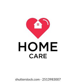 Home, House Care, design de logotipo da Casa Médica