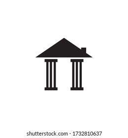 Logo-Design für das Symbol für das Haus